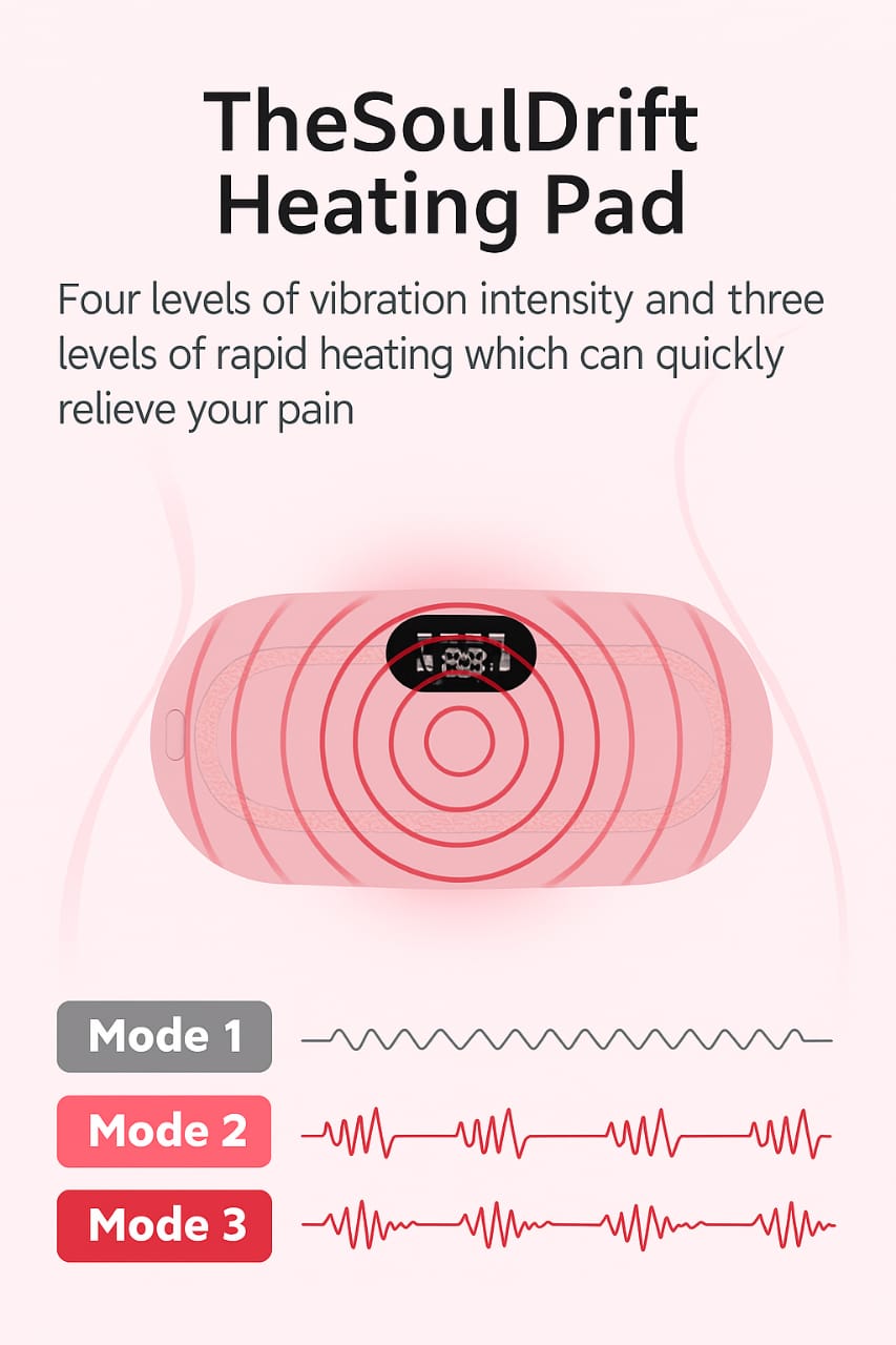CrampEase Pro – Premium Cordless Heating Belt for Period Pain Relief