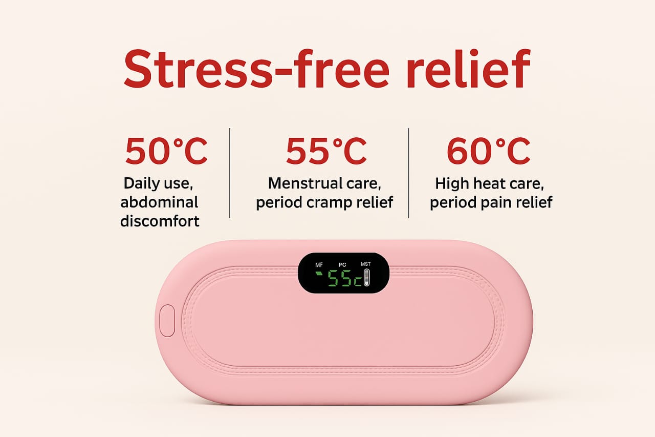 CrampEase Pro – Premium Cordless Heating Belt for Period Pain Relief