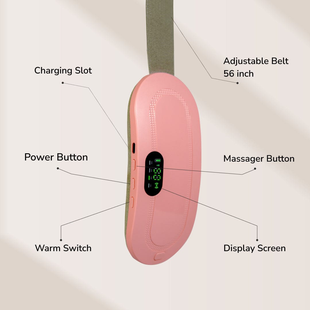 CrampEase Pro – Premium Cordless Heating Belt for Period Pain Relief