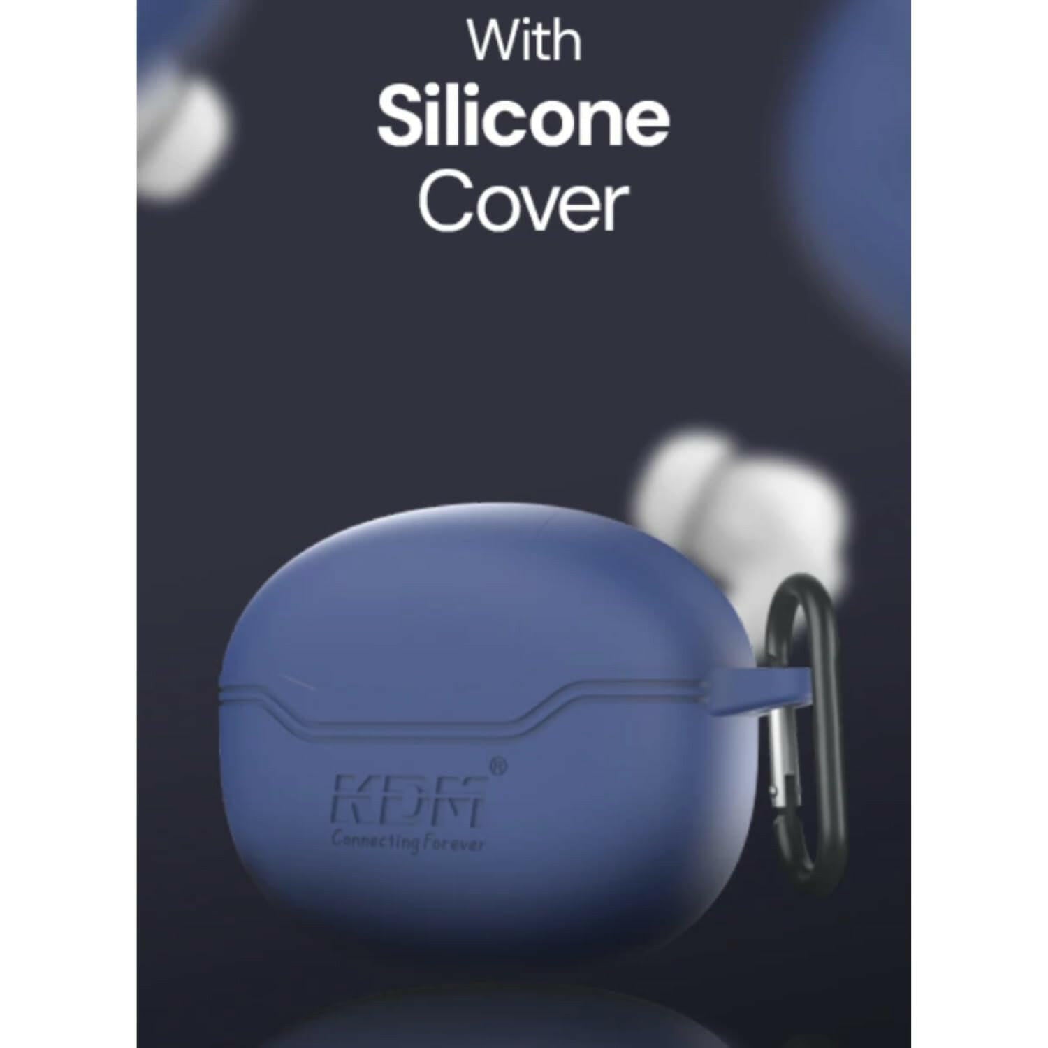 KDM – A1 HopPods | Wireless Earbuds with ENC & Touch Control - White.